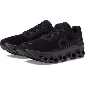 ON CLOUD CLOUDMONSTER WOMEN'S ATHLETIC RUNNING‎ SHOES BLACK MAGNET NIB